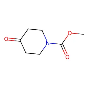 Methyl 4-oxopiperidine-1-carboxylate structure