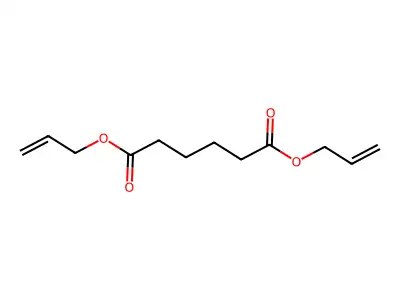 Hexanedioic acid, 1,6-di-2-propen-1-yl ester structure