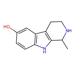6-Hydroxy-1-methyltryptoline structure