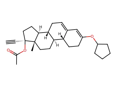 Quingestanol Acetate structure