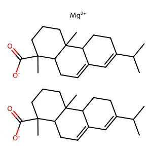 Magnesium abietate, technical structure