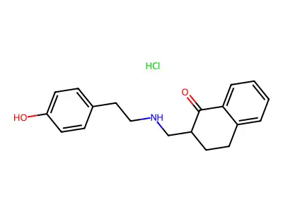 HEAT hydrochloride structure