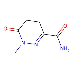 1,4,5,6-Tetrahydro-1-methyl-6-oxo-3-pyridazinecarboxamide structure