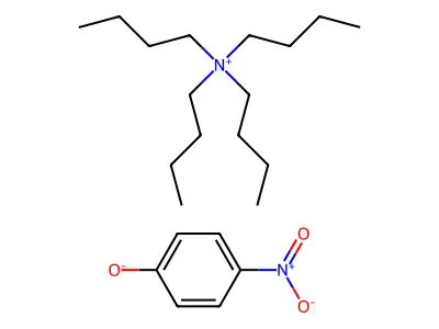 Tetrabutylammonium 4-nitrophenolate structure