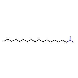1-Heptadecanamine, N,N-dimethyl- structure