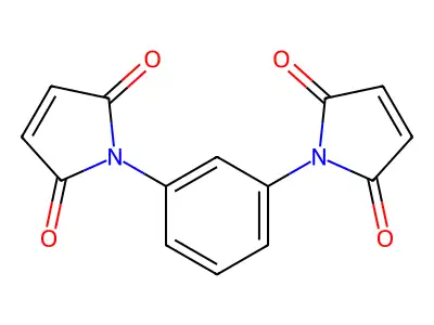 N,N'-1,3-Phenylenedimaleimide structure