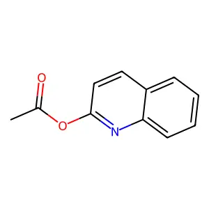 2-Quinolinol, 2-acetate structure
