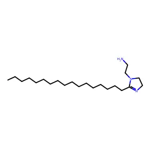 2-Heptadecyl-4,5-dihydro-1H-imidazole-1-ethanamine structure