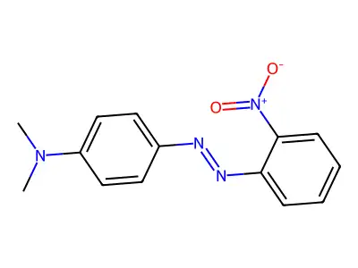 N,N-Dimethyl-4-(2-(2-nitrophenyl)diazenyl)benzenamine structure