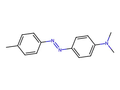 4'-Methyl-p-dimethylaminoazobenzene structure