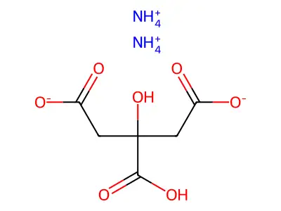 Diammonium Citrate structure