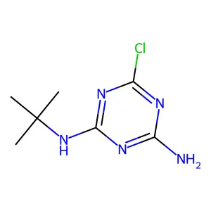 Desethylterbuthylazine structure