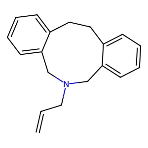 6H-Dibenz(c,g)azonine, 5,7,12,13-tetrahydro-6-allyl- structure