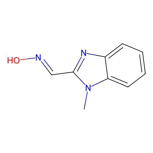 1-Methyl-1H-benzoimidazole-2-carbaldehyde oxime structure