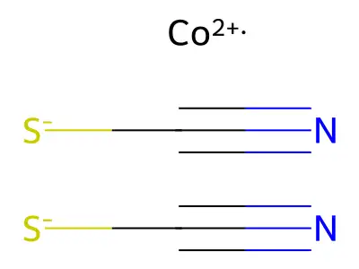 Cobaltous thiocyanate structure