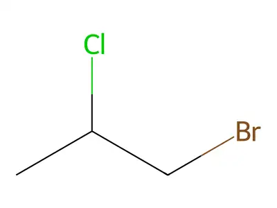 1-Bromo-2-chloropropane structure