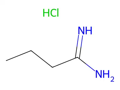 Butyramidine, hydrochloride structure