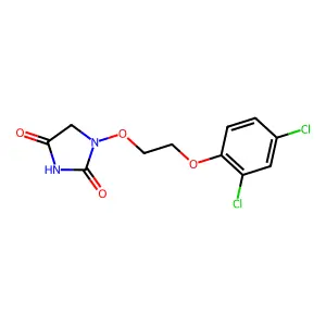 Hydantoin, 1-(2-(2,4-dichlorophenoxy)ethoxy)- structure