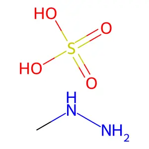 Hydrogen sulfate;methylaminoazanium structure