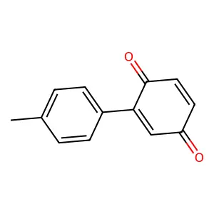 2,5-Cyclohexadiene-1,4-dione, 2-(4-methylphenyl)- structure