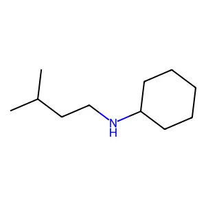 N-(3-Methylbutyl)cyclohexylamine structure
