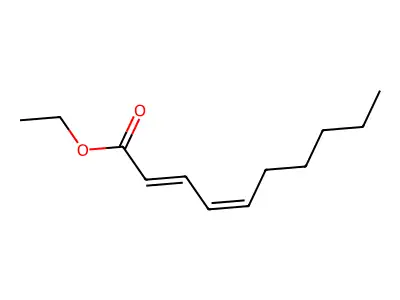 Ethyl deca-2,4-dienoate structure