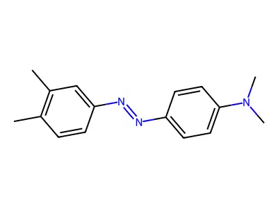 3',4'-Dimethyl-4-(dimethylamino)azobenzene structure