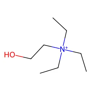 Triethylcholine structure