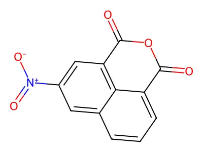 Naphthalic anhydride, 3-nitro- structure