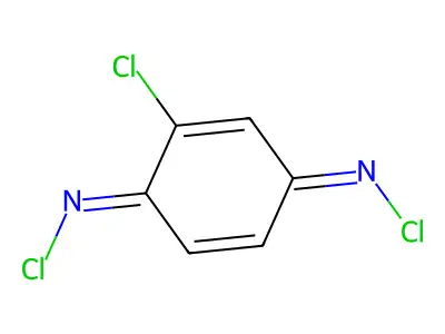 1-N,4-N,2-trichlorocyclohexa-2,5-diene-1,4-diimine structure