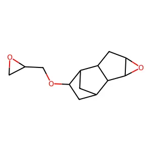 Octahydro-4-(oxiranylmethoxy)-2,5-methano-2H-indeno(1,2-b)oxirene structure