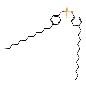 4-Dodecylphenol hydrogen phosphoro-dithioate structure