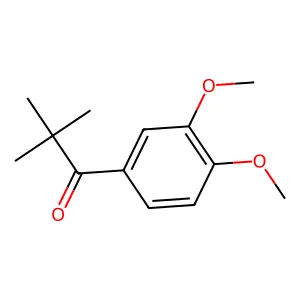 1-(3,4-Dimethoxyphenyl)-2,2-dimethyl-1-propanone structure