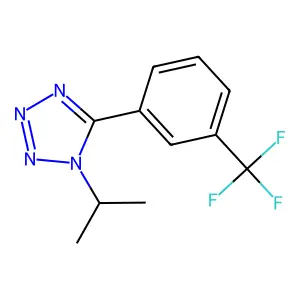 1-Isopropyl-5-(3-(trifluoromethyl)phenyl)-1H-1,2,3,4-tetrazole structure