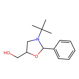 3-(1,1-Dimethylethyl)-2-phenyloxazolidine-5-methanol structure
