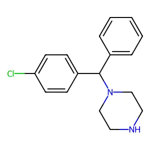 Norchlorcyclizine structure