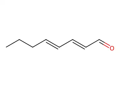 Octa-2,4-dienal structure