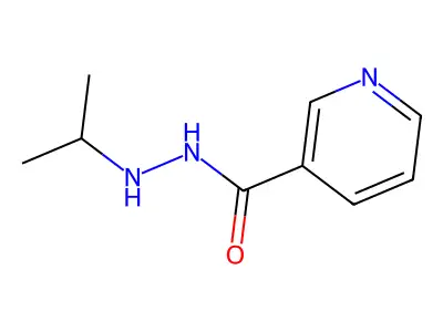 Nicotinic acid isopropylhydrazide structure