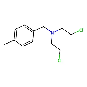 Benzylamine, N,N-bis(2-chloroethyl)-p-methyl- structure