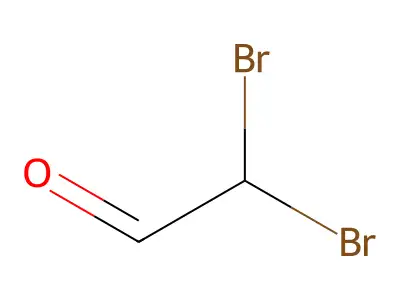 Dibromoacetaldehyde structure