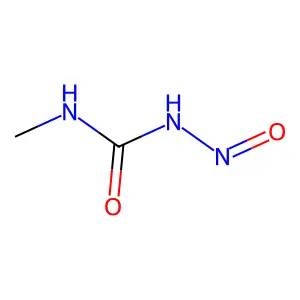 Urea, N-methyl-N'-nitroso- structure