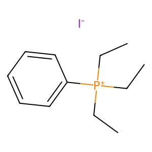 Phenyltriethylphosphonium iodide structure