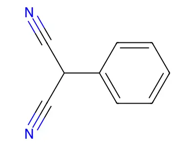 2-Phenylpropanedinitrile structure