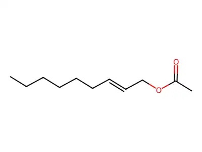 Non-2-enyl acetate structure