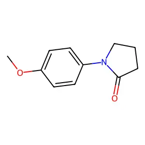 1-(4-Methoxyphenyl)-2-pyrrolidinone structure