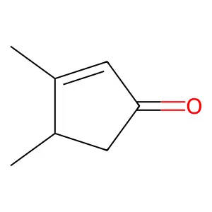 3,4-Dimethylcyclopent-2-en-1-one structure