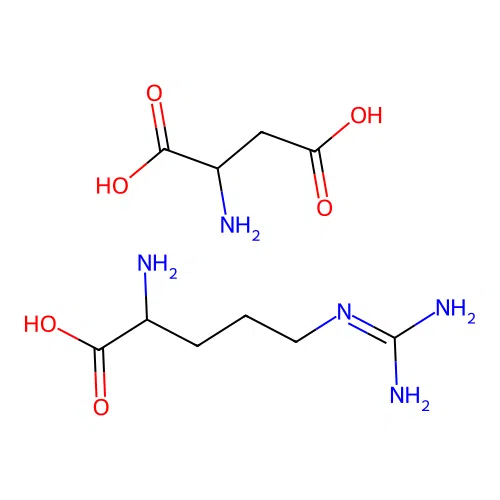 L-Arginine L-aspartate salt structure