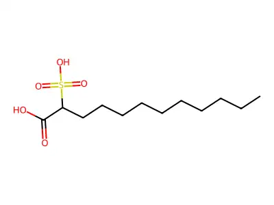 2-Sulfododecanoic acid structure