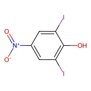 2,6-Diiodo-4-nitrophenol structure