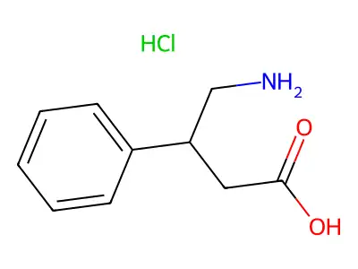 4-Amino-3-phenylbutanoic acid hydrochloride, (+/-)- structure